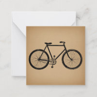 Bicycle Bike Illustration Vintage Brown Cycling