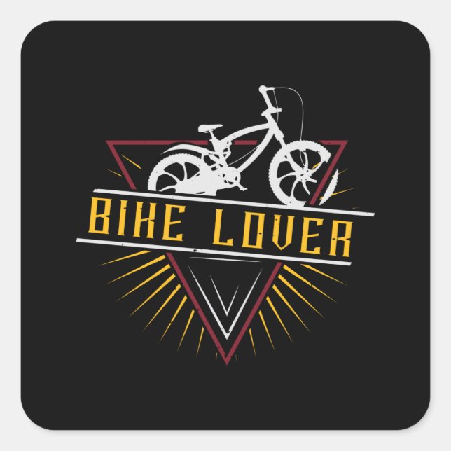 Bicycle - Bike Lover Square Sticker (Front)