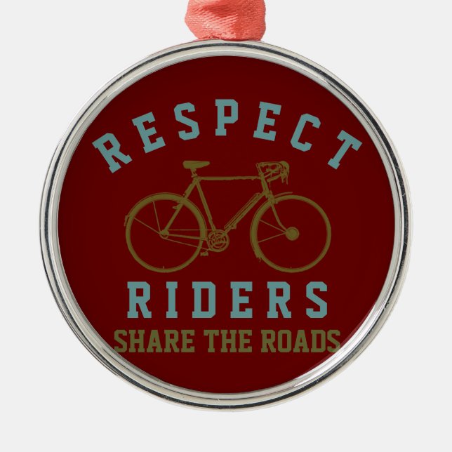 bicycle = bike metal tree decoration (Front)