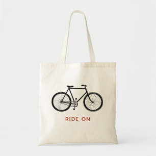 Bicycle Bike Personalised Ride On Tote Bag
