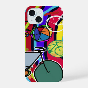 bicycle : bikes ; cyclist cool iPhone 15 case