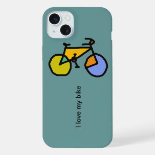 bicycle : bikes ; cyclist cool iPhone 15 plus case