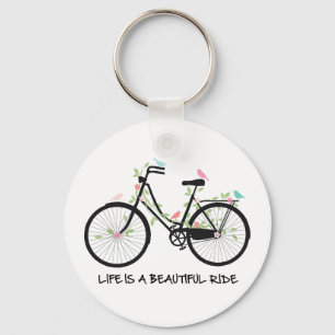 Bicycle Birds keychain