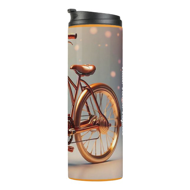 "Bicycle Bliss" Thermal Tumbler (Rotated Right)