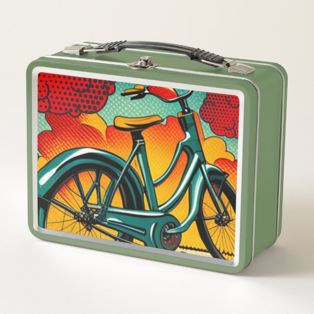 Bicycle Brilliance Metal Lunch Box (Front)