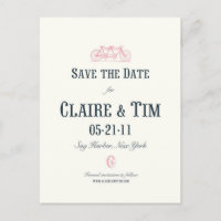 Bicycle Built For Two Save the Date-Custom