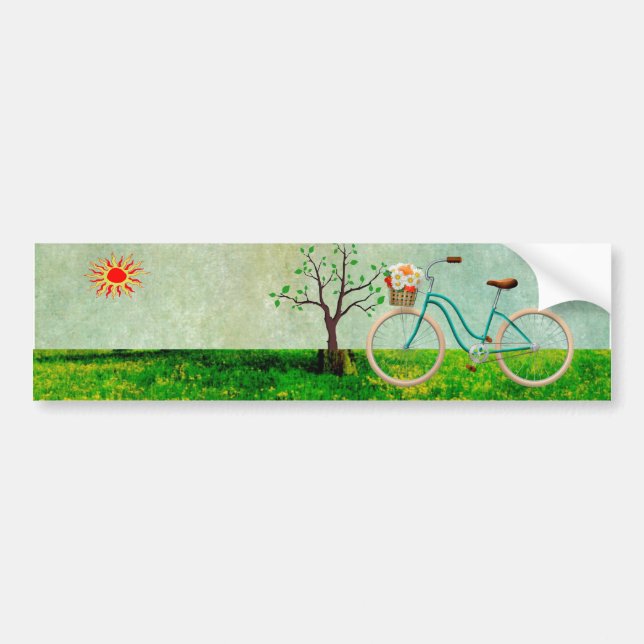 Bicycle Bumper Sticker (Front)
