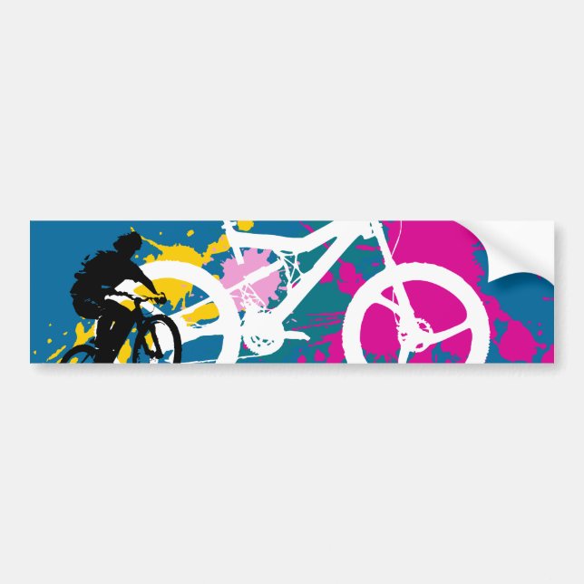 Bicycle Bumper Sticker (Front)
