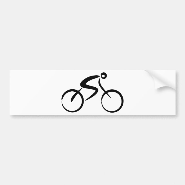 Bicycle Bumper Sticker (Front)