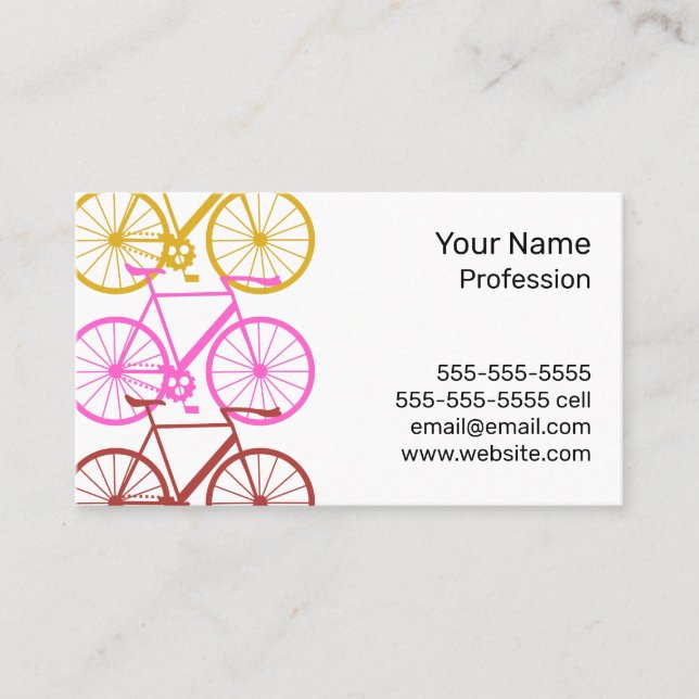 Bicycle Business Card (Front)