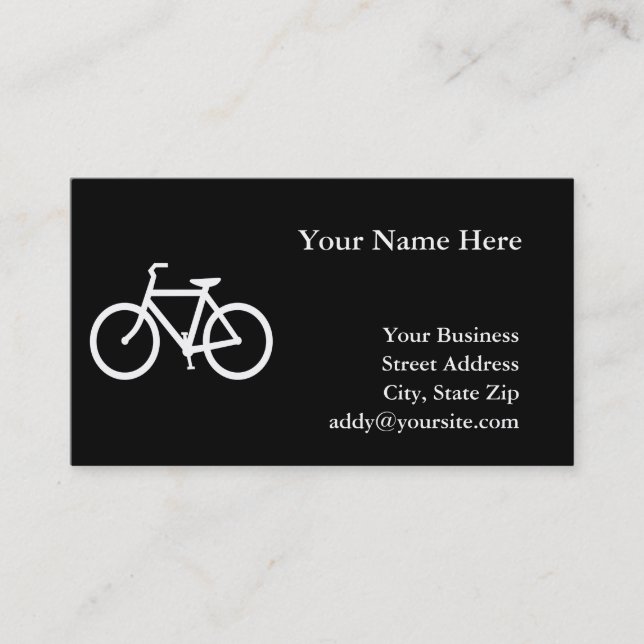 Bicycle Business Card (Front)