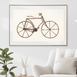 Bicycle (ca. 1937) by Marjorie Lee Poster