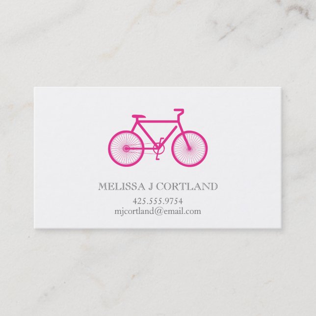 Bicycle Calling Card (Front)