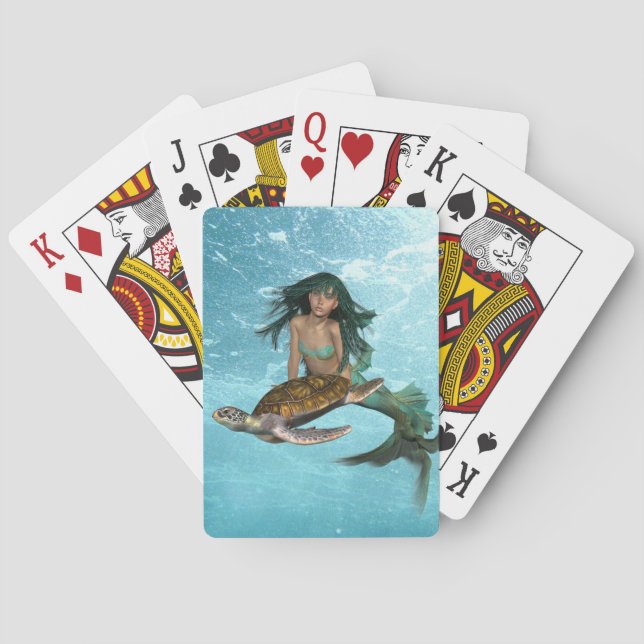 Bicycle Card Template - Customised (Back)