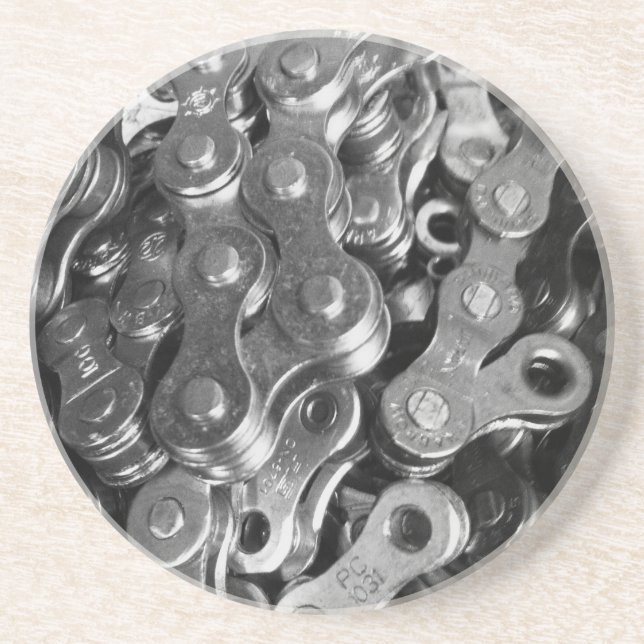 Bicycle Chain Links Coaster (Front)