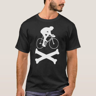 Bicycle Crossbones No Skull Not Scary Fun Gag T-Shirt