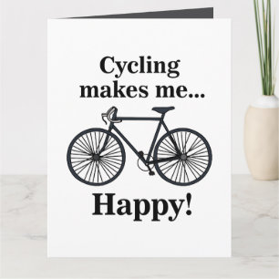 Bicycle Cycling Bicycling Cyclist Birthday Card