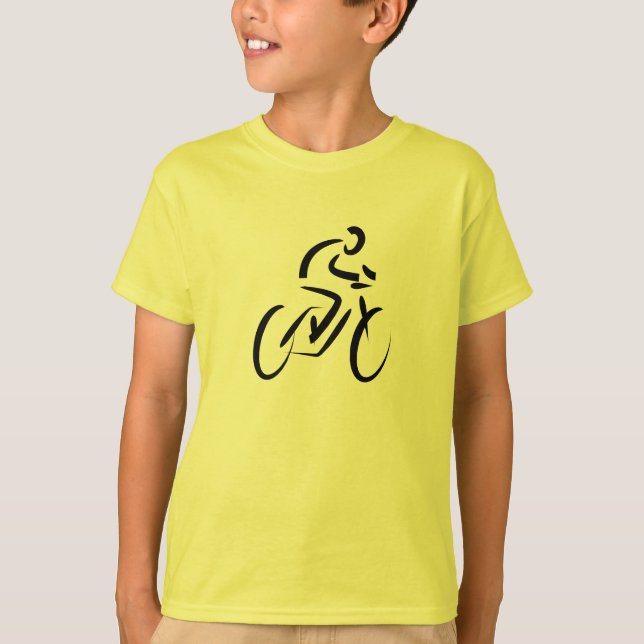 Bicycle Cycling Design T-Shirt (Front)