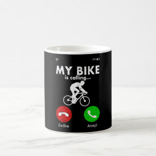 Bicycle Cyclist Funny Gift Present Idea Coffee Mug