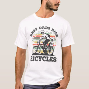 Bicycle Dad Father And Son Bicycling Funny MTB T-Shirt