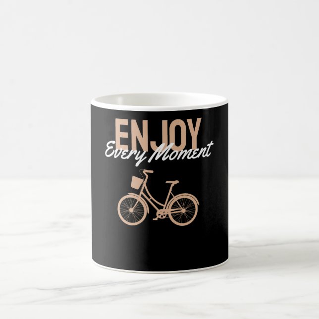 Bicycle Design - Enjoy Every Moment Coffee Mug (Center)