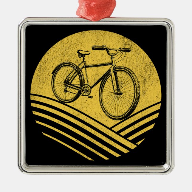 Bicycle design metal tree decoration (Front)