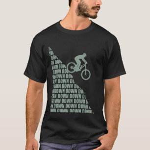Bicycle Design MTB Mountain Biker and Downhill T-Shirt