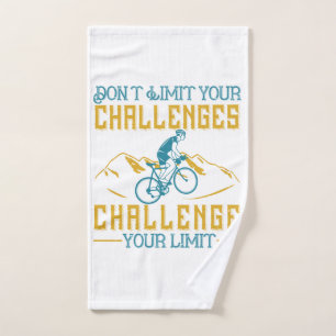 Bicycle - Don't limit your challenges Hand Towel