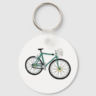 Bicycle drawing key ring