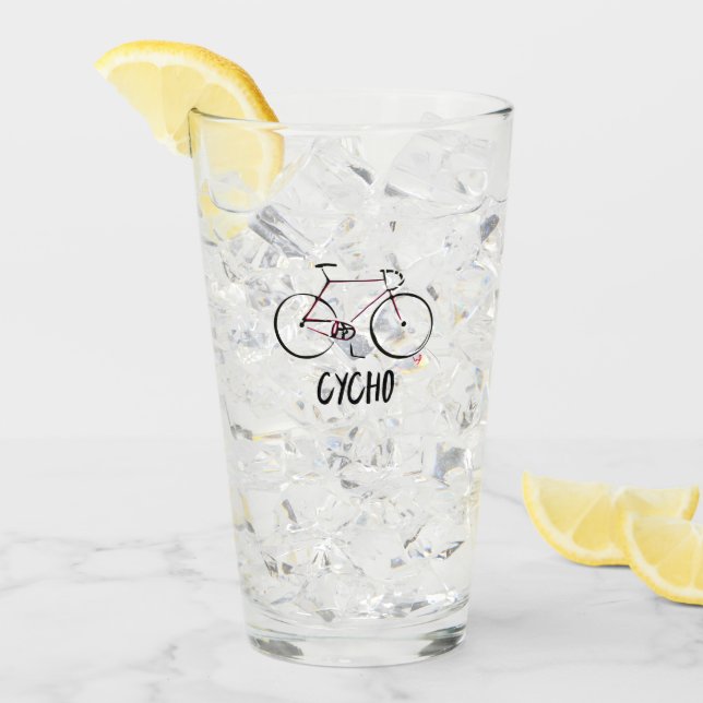 Bicycle drinking glass beer  (Front Ice)