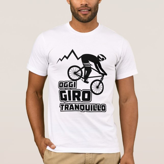 Bicycle driving T shirt design (Front)