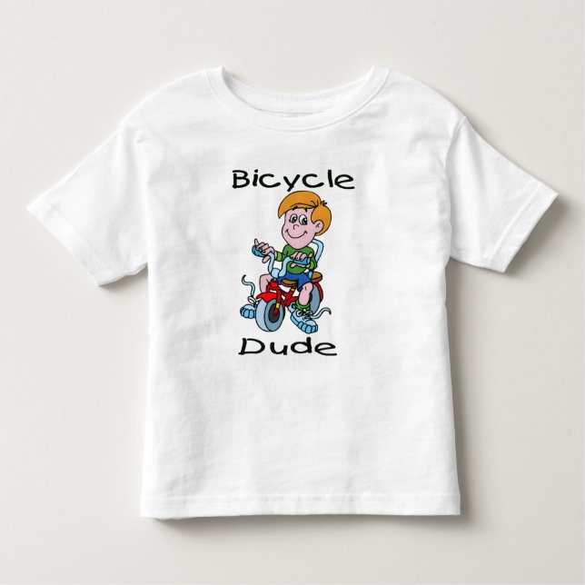 Bicycle Dude T-Shirt (Front)