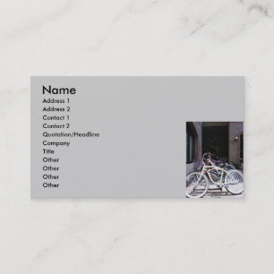 BICYCLE ENTHUSIAST BUSINESS/PERSONAL CARD
