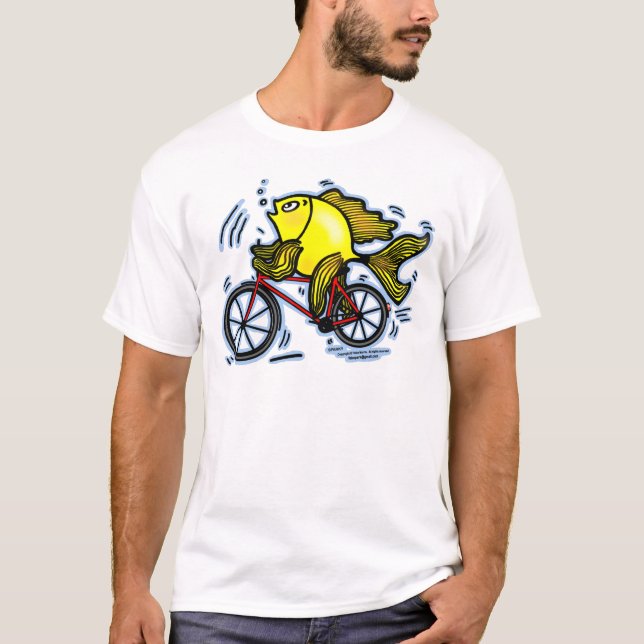 Bicycle Fish (Bike) T-Shirt (Front)