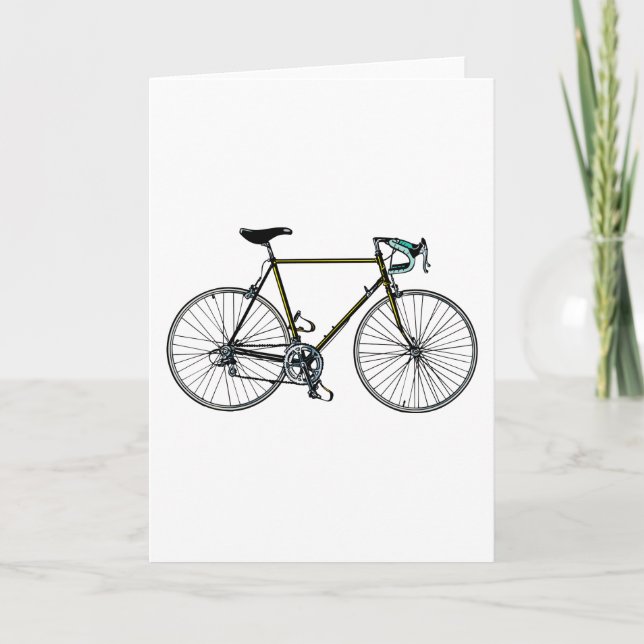 Bicycle Greeting Card (Front)
