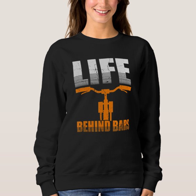 Bicycle Hand Bar Bike Sweatshirt (Front)