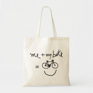 bicycle happiness tote bag