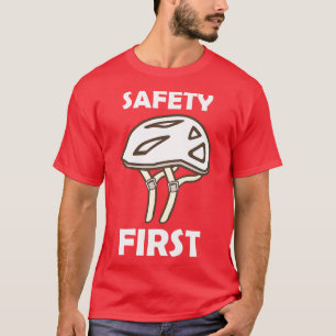 Bicycle Helmet Safety First T-Shirt