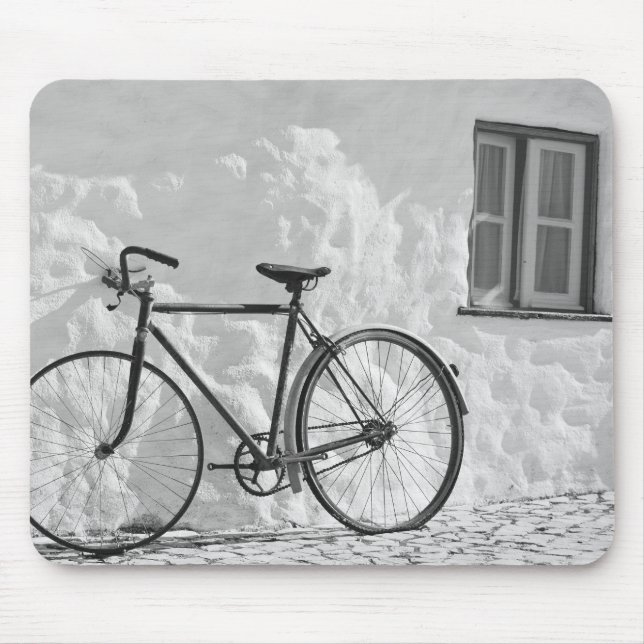 Bicycle, high quality, solid colour mouse pad (Front)