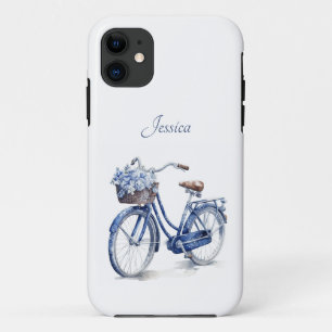 Bicycle in Delft Blue customisable Case-Mate iPhone Case