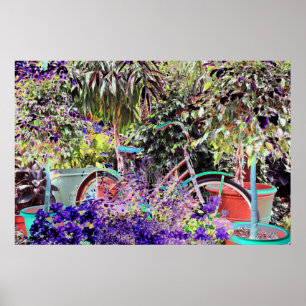 Bicycle in High Colour Poster