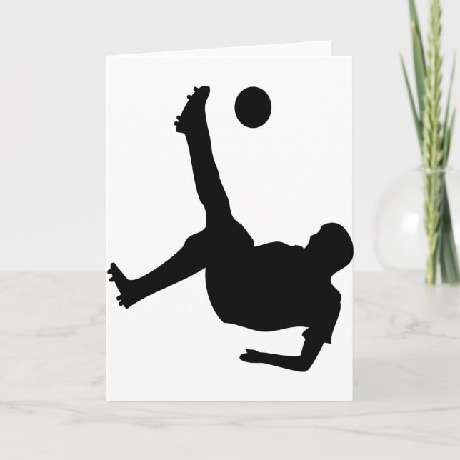 bicycle kick soccer player card (Front)