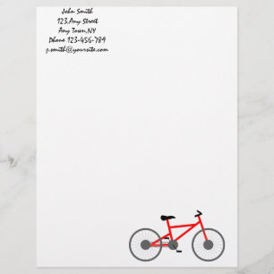 Bicycle Letterhead Template