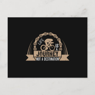 Bicycle - Life is a journey Postcard
