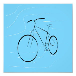 Bicycle Line Art print