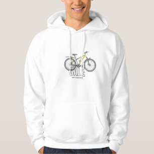Bicycle logo design on t-shirt hoodie