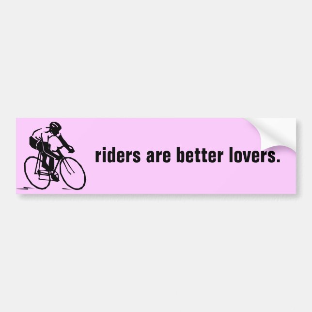 BICYCLE LOVER bumper sticker (Front)