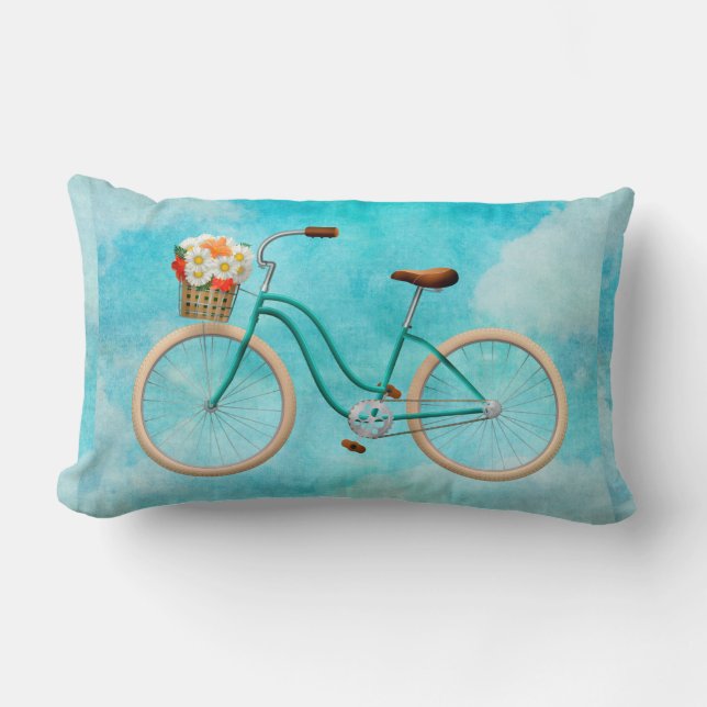 Bicycle Lumbar Pillow (Front)