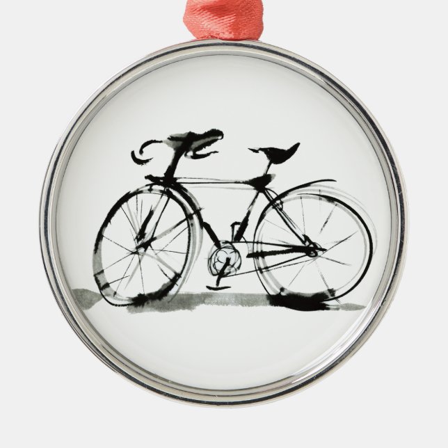 Bicycle Metal Tree Decoration (Front)