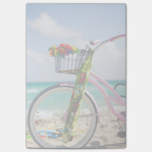 Bicycle On The Beach Miami, Florida Post-it Notes